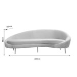 Триместен диван в розово кадифе   десен ъгъл, размери