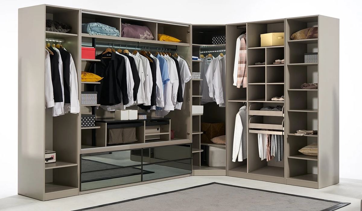 Гардероб Оливия - вътрешно разпределение