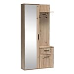 Малко портманто с голямо огледало - дъб артисан