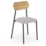 К т трапезна маса с 2 стола от меламин и стомана   стол