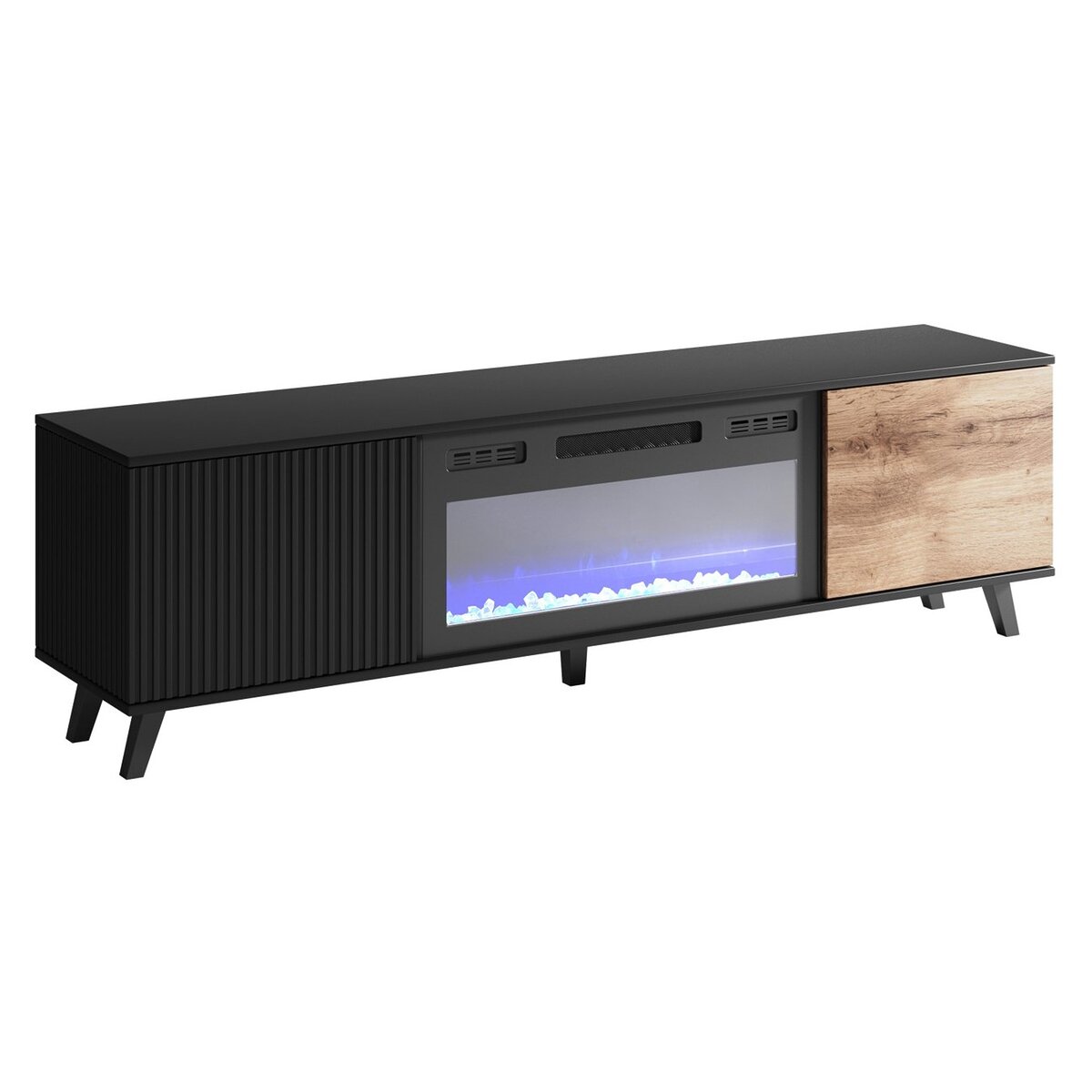 ТВ шкаф с електрическа камина Рандъм ТВ шкаф с електрическа камина Рандъм