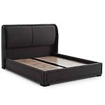 Тапицирано легло с повдигащ механизъм и дамаска в сиво