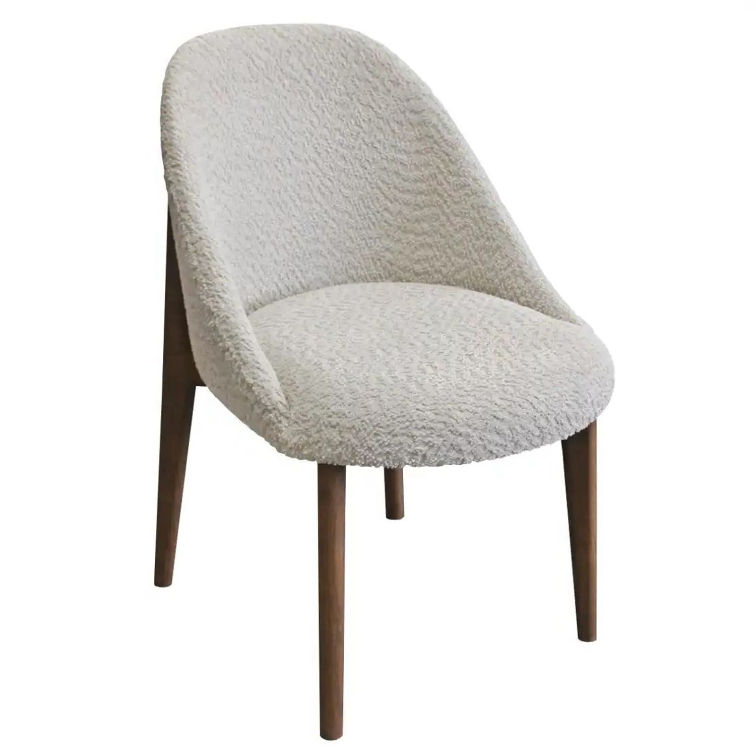 Дървен трапезен стол с овална облегалка Дървен трапезен стол с овална облегалка