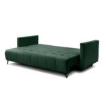 Разтегателен диван с фунцкия за сън зелен, спална площ