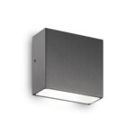 Минималистичен фасаден аплик Ideal lux серия Tetris-антрацит