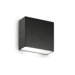 Минималистичен фасаден аплик Ideal lux серия Tetris-черен