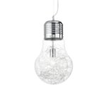 Пендел във формата на голяма крушка Ideal lux серия Luce max