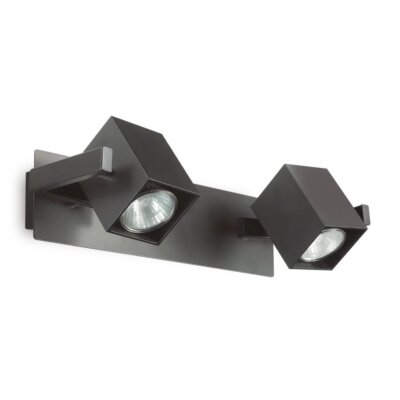 Аплик с насочване на светлината Ideal lux серия Mouse-размер 2, черен