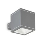 Фасаден аплик с двустранно осветяване Ideal lux серия Snif-квадрат, антрацит