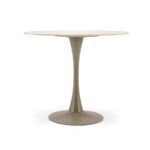 Кръгла трапезна маса със съвременен дизайн Толи   отпред