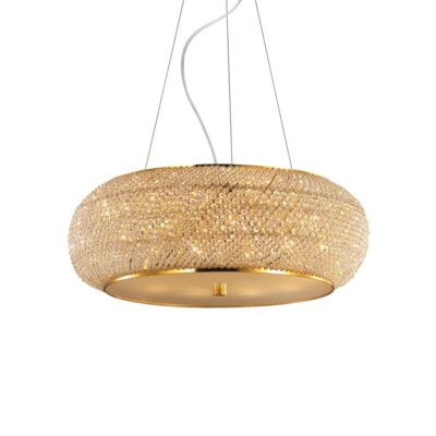 Луксозен пендел с кристали Ideal lux серия Pasha
