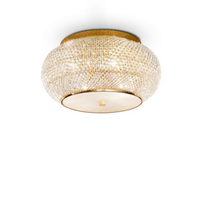 Луксозен плафон с кристали Ideal lux серия Pasha - размер 1