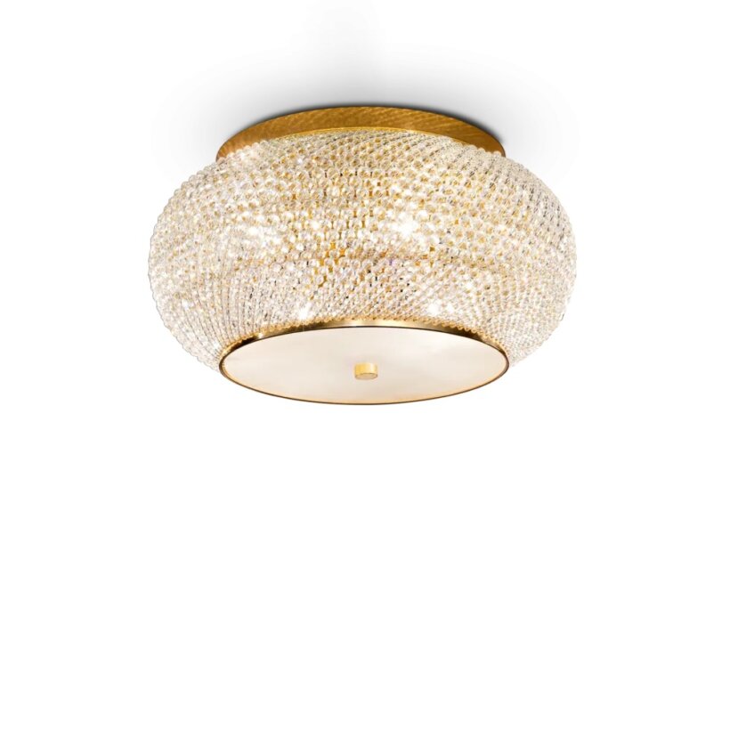Луксозен плафон с кристали Ideal lux серия Pasha - размер 1