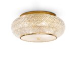 Луксозен плафон с кристали Ideal lux серия Pasha - размер 2