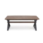 Правоъгълна трапезна маса с опция за разтягане - отпред