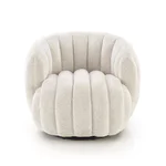 Пуф кресло с функция въртене на 360° - снимка отпред