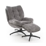 Релакс кресло с табуретка и люлееща функция