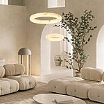 Дизайнерски пендел от естествен алабастър интериор