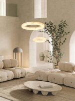 Дизайнерски пендел от естествен алабастър интериор