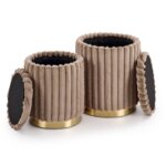 К-т табуретки с място за съхранение Рос - отворен