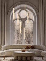 Луксозна висяща LED лампа интериор