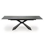 Разтегателна трапезна маса с плот имитиращ мрамор - разтегнато положение