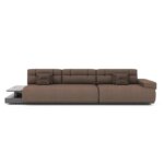 Триместен диван с масичка и подлакътник