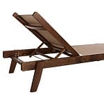 Шезлонг от дърво с подвижен гръб Бора - гръб