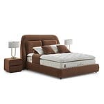 Тапицирано легло с мека табла и място за съхранение-примерна подредба