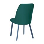 Трапезен стол с класическа визия - зелен гръб