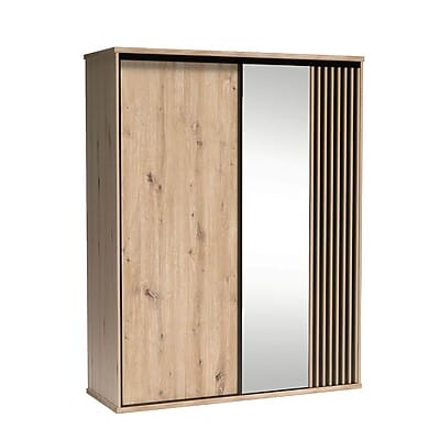 Двукрилен гардероб с огледало серия Cali -размер 1