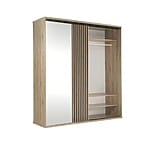 Двукрилен гардероб с огледало серия Cali -размер 2, детайли