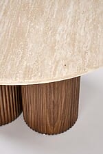 Холна маса с кръгъл плот Бри-детайл