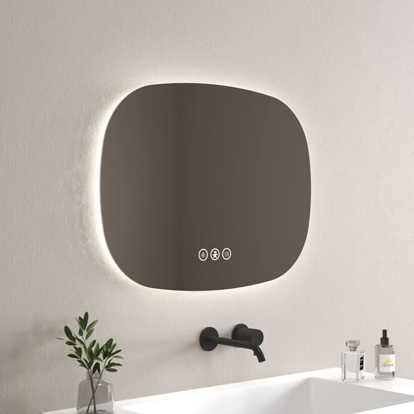 Хоризонтално огледало с LED осветление и радарен сензор-интериор