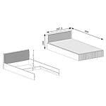 Легло с двуцветна табла серия Фонти - схема