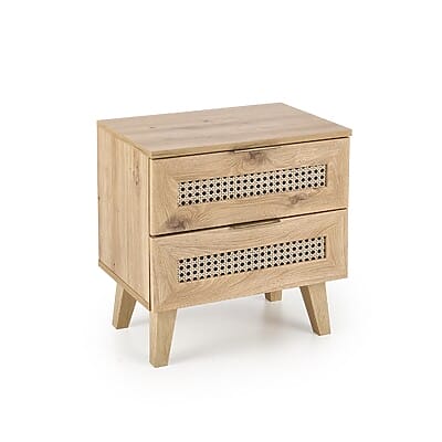 Нощно шкафче в цвят дъб артисан