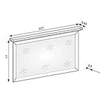 Огледало с правоъгълна форма серия Антика - схема