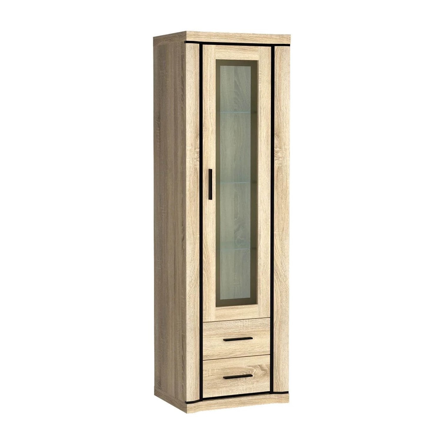 Витрина серия Далас-дъб сонома Витрина серия Далас-дъб сонома