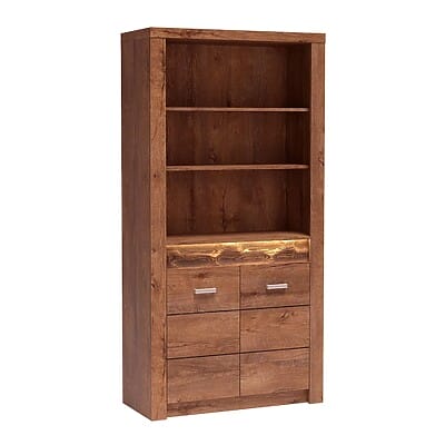 Етажерка серия Индианаполис-вариант 2, светла пепел