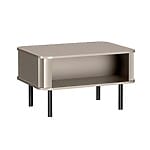 Холна маса с рафт серия Novado-сива глина