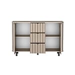 Скрин с два шкафа и три чекмеджета серия Novado - отворен