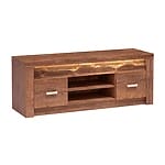 ТВ шкаф с два рафта и два странични шкафа Индианаполис-вариант 2, светла пепел