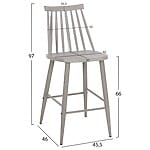 Бар стол Несса-сив, размери