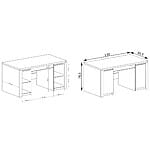 Бюро серия Livinio - схема