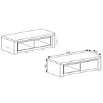 Малък ТВ шкаф серия Livinio - схема