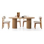 Дизайнерска трапезна маса със столове Bahar