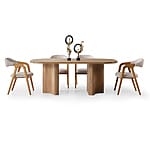 Дизайнерска трапезна маса със столове Lizbon