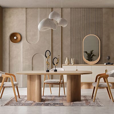 Дизайнерски трапезен комплект Lizbon