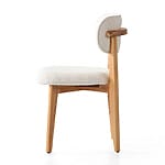 Дизайнерски трапезен стол Bahar - снимка отстрани