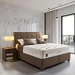 Двулицев матрак с вискоеластична подложка и пружини-интериор